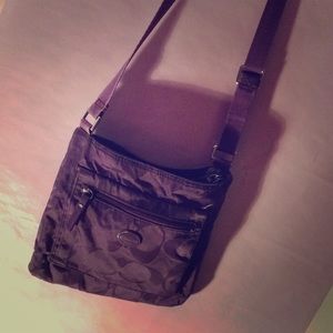 Purple Coach Crossbody Purse